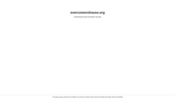 Screenshot of the Redeemed Christian Church Of God (Rccg) Overcomers' House website