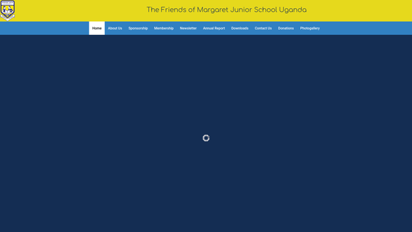 Screenshot of the The Friends Of The Margaret Junior School website