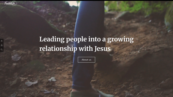 Screenshot of the Faith Life Church Cambridge website