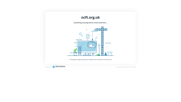Screenshot of the Naheed Charitable Foundation Trust website