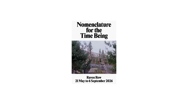 Screenshot of the Raven Row website