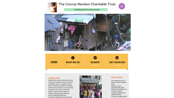Screenshot of the The Conroy-Rendon Charitable Trust website