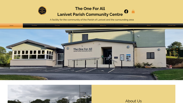 Screenshot of the The Lanivet Parish Sport And Recreational Trust website
