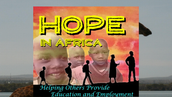 Screenshot of the Hope In Africa website