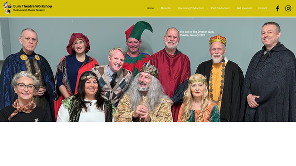 Screenshot of the Suffolk Opera website