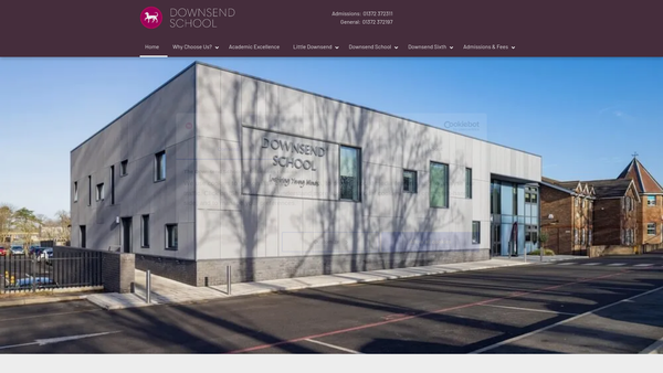 Screenshot of the Downsend Parents Association website