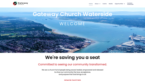 Screenshot of the Gateway Fareham LTD website