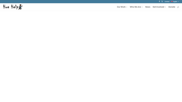 Screenshot of the Hue Help website