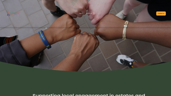 Screenshot of the Communities First Foundation website