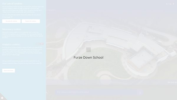 Screenshot of the Friends of Furze Down website