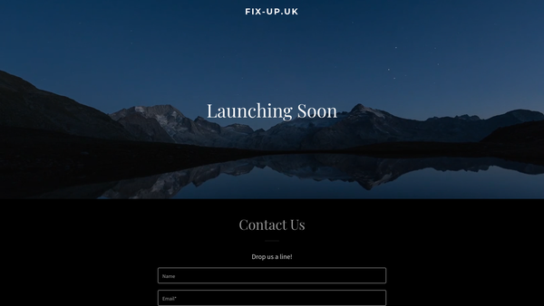 Screenshot of the The Fix Up Programme website