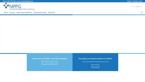 Screenshot of the Nppg Limited website