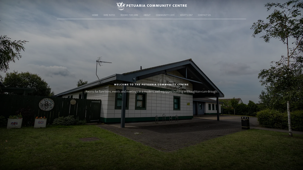 Screenshot of the Brough Community Centre Management Committee website