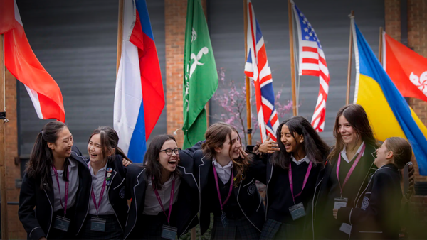 Screenshot of the Marymount International School website