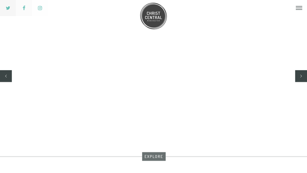 Screenshot of the Christ Central Manchester Limited website