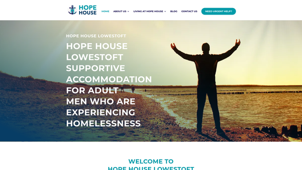 Screenshot of the Adam Outreach Project website