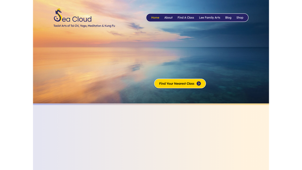 Screenshot of the Otley Lishi Arts website