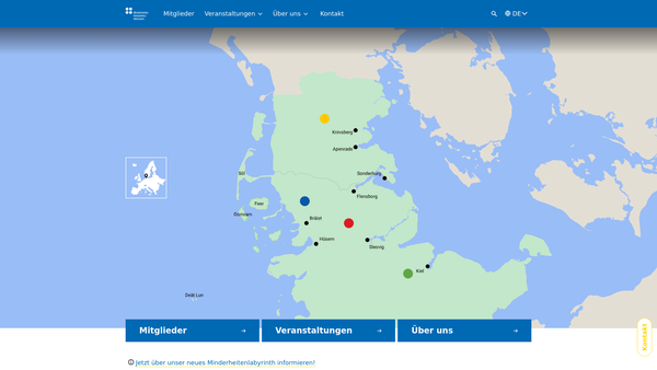 Screenshot of the Network for Empowerment through Education website