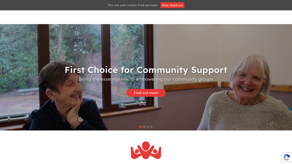 Screenshot of the Community Alliance Broxbourne and East Herts website