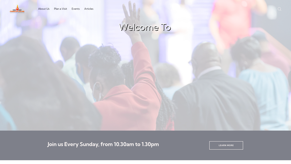 Screenshot of the Freedom House International Ministries website