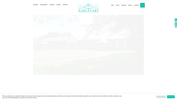 Screenshot of the The Sanctuary Of Healing Trust website