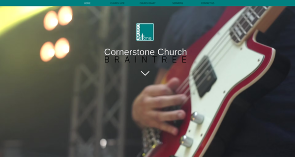 Screenshot of the Cornerstone (Braintree) website