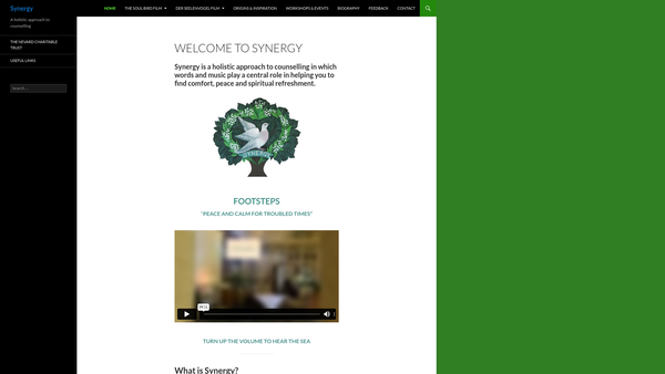 Screenshot of the The Nevard Charitable Trust website