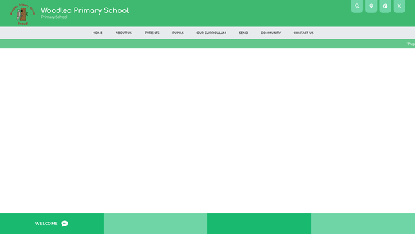 Screenshot of the Friends Of Woodlea Primary School website