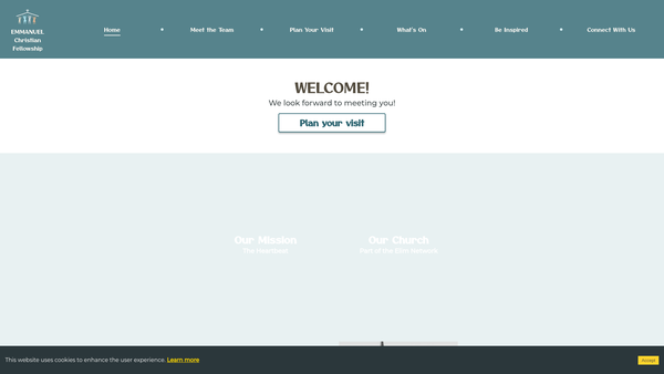 Screenshot of the The Link With Emmanuel Christian Fellowship website