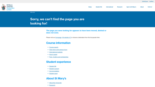Screenshot of the Strawberry Hill Overseas And Community Concern website