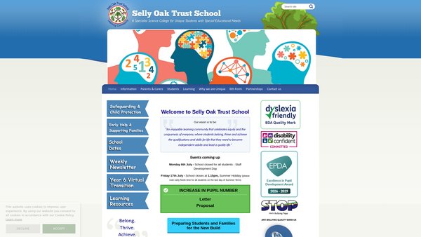 Screenshot of the The Real Life 4 ME Trust website