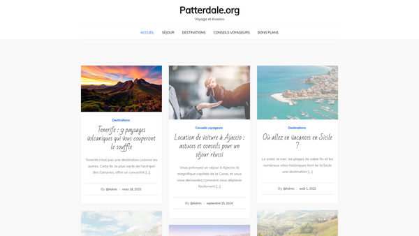 Screenshot of the Patterdale Community Development Centre website
