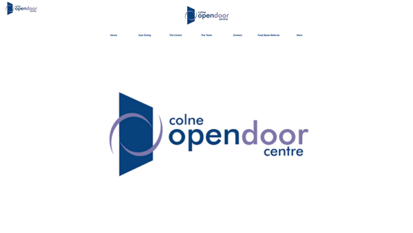 Screenshot of the Colne Open Door Centre Limited website