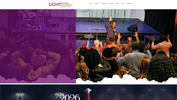 Screenshot of the Nations Light Ministries website