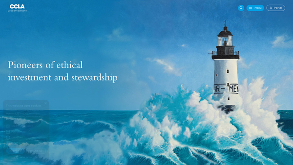 Screenshot of the Coif Charities Global Equity Fund website