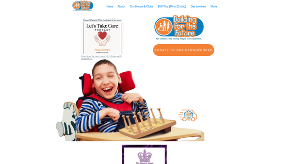 Screenshot of the Building For The Future (Wokingham) website