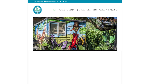 Screenshot of the Pepys Community Forum's website
