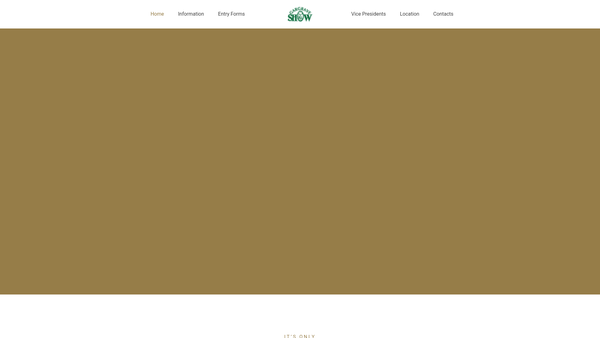 Screenshot of the Gargrave Agricultural And Horticultural Society Ltd website