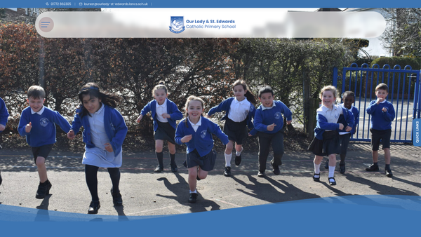 Screenshot of the St Edwards School Club website