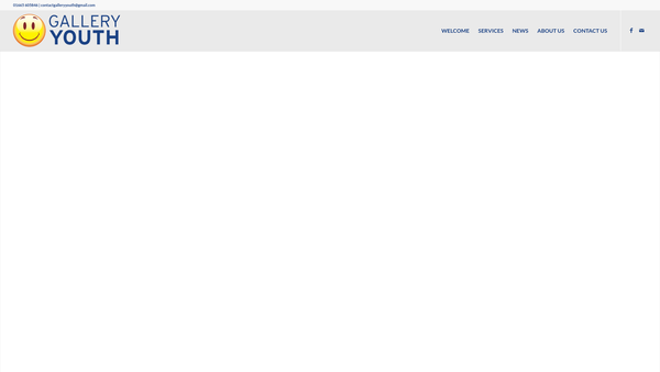 Screenshot of the Alnwick Young Peoples Association website