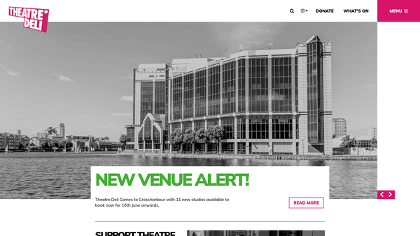 Screenshot of the Curvingroad website