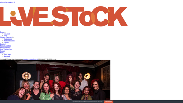 Screenshot of the Livestock website