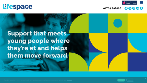 Screenshot of the Lifespace Trust website