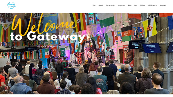 Screenshot of the Gateway Buildings Trust website