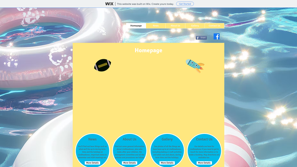 Screenshot of the Lindhead Out Of School Club website