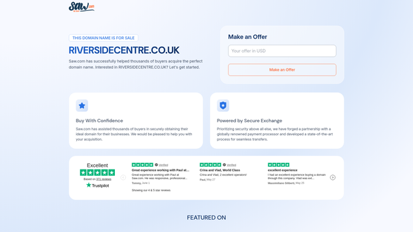 Screenshot of the Riverside Community Resource Trust website