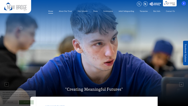 Screenshot of the New Bridge Fund website