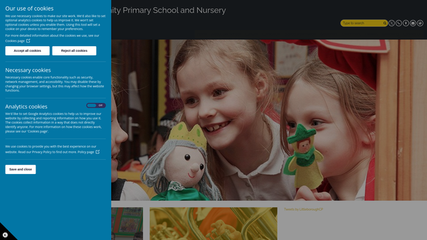 Screenshot of the Littleborough Community Primary School Parent Teacher And Friends Association website
