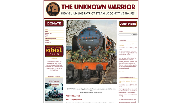 Screenshot of the Lms-Patriot Company Limited website