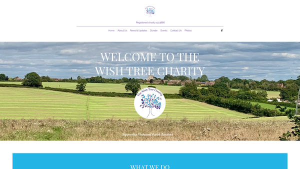 Screenshot of the The Wish Tree website